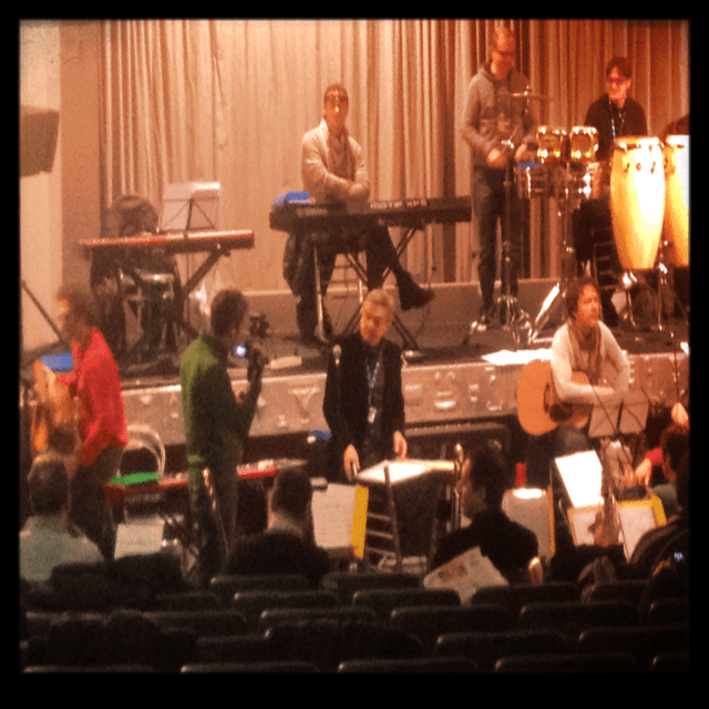 Prove dell' Orchestra con Pif